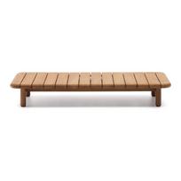 Iš tikmedžio masyvo sodo kavos staliukas 70x140 cm Turqueta – Kave Home