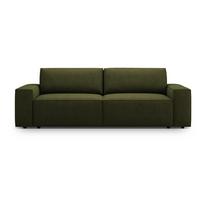 Iš boucle sulankstoma sofa tamsiai žalios spalvos 247 cm Jodie – Micadoni Home