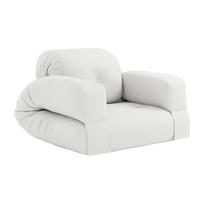 Baltos spalvos lauko sofa-krėslas Karup Design OUT™ Buckle Up