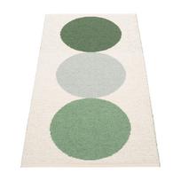 Žalios spalvos/kreminės spalvos lauko ir vidaus kilimas 70x140 cm Otto Herb – Pappelina