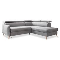 Sulankstoma kampinė sofa šviesiai pilkos spalvos (su dešiniuoju kampu) Sweet Harmony – Miuform