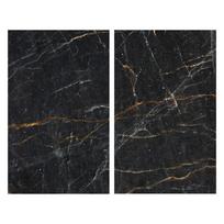 Viryklės dangčiai iš grūdinto stiklo, 2 vnt., 52x30 cm Marble - Allstar