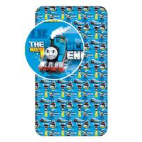 Mėlynos spalvos iš medvilnės vaikų patalynė su guma 90x200 cm Thomas the Tank Engine – Jerry Fabrics