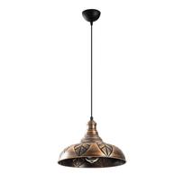 Bronzinės spalvos kabantis šviestuvas ø 31 cm su metaliniu gaubtu Chandelier – Opviq lights