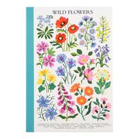 Užrašų knygutė 60 puslapių A5 formato Wild Flowers - Rex London