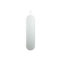 Pilkas sieninis veidrodis Zone A-Wall, 120 x 30 cm