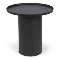 Iš metalo apvalios formos šoninis stalas ø 45 cm Fleksa – Kave Home