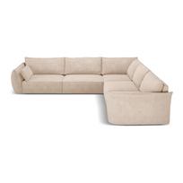 Smėlio spalvos kampinė sofa (kintama) Vanda - Mazzini Sofas