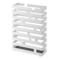 Baltas skėčių stovas YAMAZAKI Brick, 30 cm pločio
