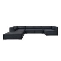 Iš odos kampinė sofa tamsiai mėlynos spalvos (su kairiuoju kampu) Madame – Windsor & Co Sofas