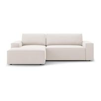 Sulankstoma kampinė sofa smėlio spalvos (su kairiuoju kampu) Jodie – Micadoni Home
