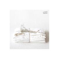 Iš lino mišinio paklodė baltos spalvos 230x270 cm – Linen Tales
