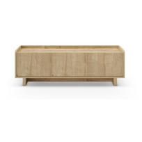 Natūralios spalvos TV spintelė iš ąžuolo 140x45x40 cm Daira – Marckeric