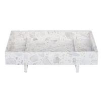 Iš marmuro dekoratyvinis padėklas 30x18 cm Abento – Blomus