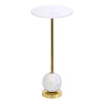 Iš metalo apvalios formos šoninis stalas ø 25 cm Salo – House Nordic
