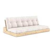 Sulankstoma sofa kreminės spalvos 196 cm Base – Karup Design