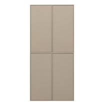 Iš pušies masyvo modulinė spinta kreminės spalvos 100x220 cm Daily – vtwonen