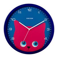Vaikiškas laikrodis ø 31 cm Peekaboo Cat – Karlsson