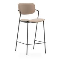 Baro taburėtės smėlio spalvos 2 vnt. (sėdynės aukštis 68 cm) Maika – Marckeric