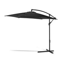 Juodos spalvos skėtis nuo saulės ø 300 cm Happy Sun – Bonami Essentials