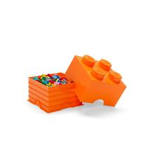 Oranžinė kvadratinė daiktadėžė LEGO®