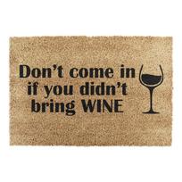 Iš kokoso pluošto grindų kilimėlis 40x60 cm Without Wine – Artsy Doormats