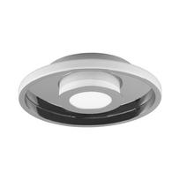 Metalinis LED lubinis šviestuvas, blizgaus sidabro spalvos ø 30 cm Ascari - Trio