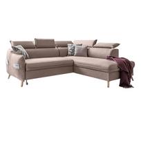 Sulankstoma kampinė sofa smėlio spalvos (su dešiniuoju kampu) Sweet Harmony – Miuform