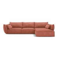 Raudona kampinė sofa (dešinysis kampas) Vanda - Mazzini Sofas