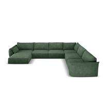 Tamsiai žalia kampinė sofa (dešinysis kampas) Vanda - Mazzini Sofas