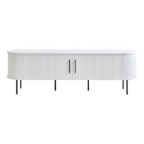 TV spintelė baltos spalvos 180x56x45 cm Nola – Unique Furniture
