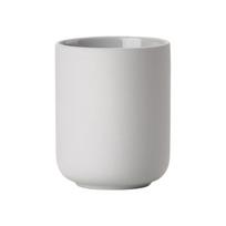 Šviesiai pilkas keraminis indas dantų šepetėliams Zone Soft Grey