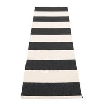Juodos ir baltos spalvos lauko kilimas 70x225 cm Bob Black Vanilla – Pappelina