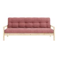 Sulankstoma sofa rožinės spalvos 205 cm Knob – Karup Design