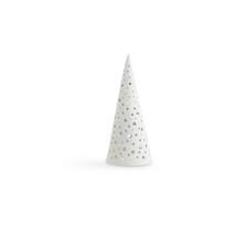 Balto porceliano kalėdinė žvakidė Kähler Design Nobili, 19 cm aukščio