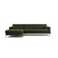 Kampinė sofa žalios spalvos (su kairiuoju kampu) Bali – Cosmopolitan Design