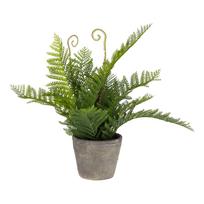 Dirbtinė gėlė cementiniame vazone Kave Home, aukštis 35 cm