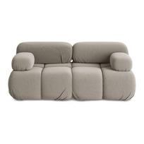 Smėlio spalvos iš velveto sofa 190 cm Lokua – Makamii