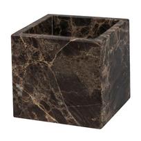 Iš marmuro vonios organizatorius tamsiai rudos spalvos vatos diskeliams Marble – Mette Ditmer Denmark
