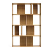 Modulinės lentynos natūralios spalvos iš ąžuolo 6 vnt. 101x152 cm Litto – Kave Home