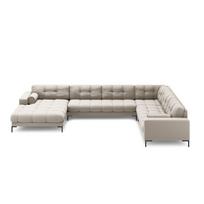 Kampinė sofa smėlio spalvos (su dešiniuoju kampu) Bali – Cosmopolitan Design
