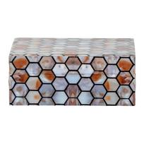 Dekoratyvinė iš poliesterinės dervos daiktadėžė 13x10x5 cm Domino – Bloomingville