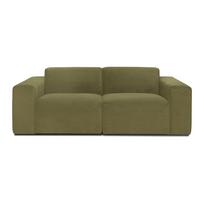 Žalia aksominė sofa Scandic Sting