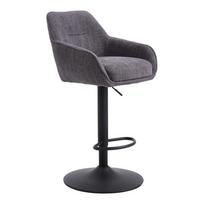 Pilkos spalvos baro taburėtės 2 vnt. (sėdynės aukštis 69 cm) Avola – Unique Furniture