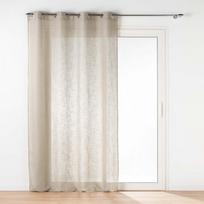 Permatoma užuolaida rudos spalvos 140x280 cm Haltona – douceur d'intérieur
