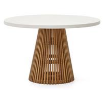 Apvalios formos sodo valgomojo stalas ø 120 cm Alcaufar – Kave Home