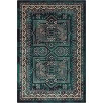 Kilimas iš vilnos smaragdinės spalvos 200x300 cm Mia – Agnella