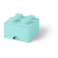 Šviesiai mėlynos spalvos kvadratinė daiktadėžė LEGO®