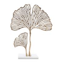 Iš metalo statulėlė (aukštis 48 cm) Leaf – Light & Living