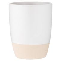 Puodelis baltos spalvos/smėlio spalvos iš akmens masės 300 ml Host – Ladelle